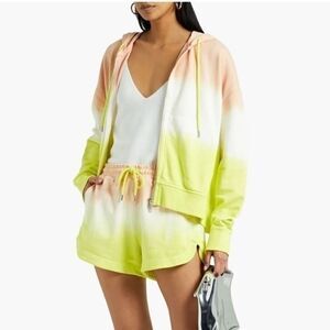 NWT ATM Anthony Thomas Melillo Tie Dye Zip Hoodie Medium/Large